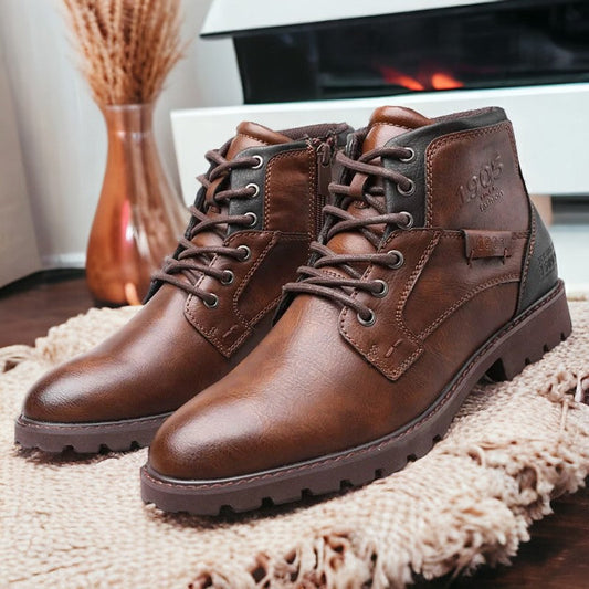 AUSTIN - Premium Leather Ankle Boots