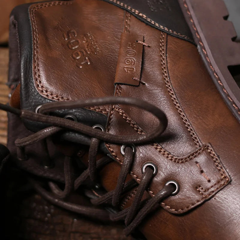 AUSTIN - Premium Leather Ankle Boots